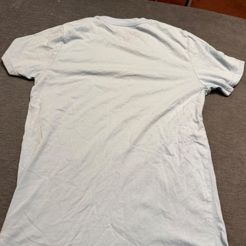 Academy‎ Sports Outdoors Mens Boombox Graphic T-Shirt Light Blue Retro Radio S - Picture 3 of 4